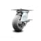 Service Caster 5 Inch Heavy Duty Thermoplastic Rubber Caster with Roller Bearing and Brake SCC SCC-35S520-TPRRD-SLB - alternate 1
